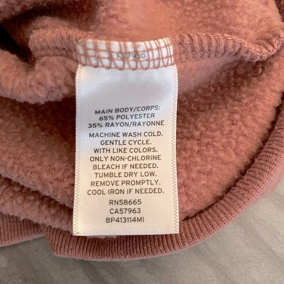 BP hoodie sweatshirt mauve color woman’s size medium - Picture 4 of 5